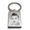 Personalized photo-engraved rectangle key-chain 