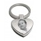 Personalized photo-engraved heart key-chain 