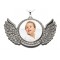 Personalized color-mode angel wings with sparkling stones 