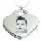 Personalized photo-engraved stylish heart 